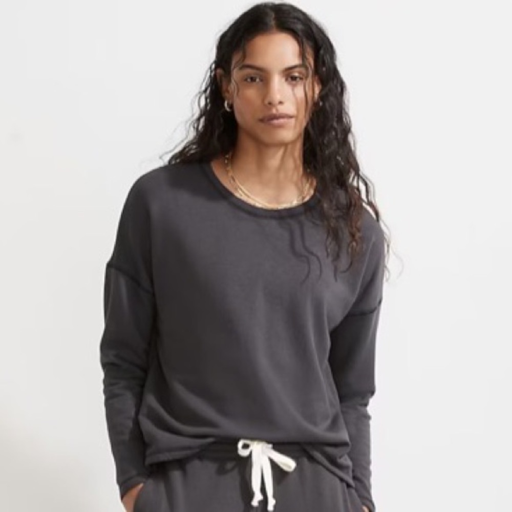 Madewell MWL Superbrushed Easygoing Sweatshirt